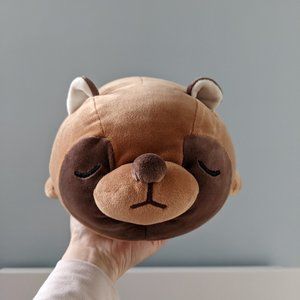 Authentic Japan Liv Heart Raccoon Mochi Plush